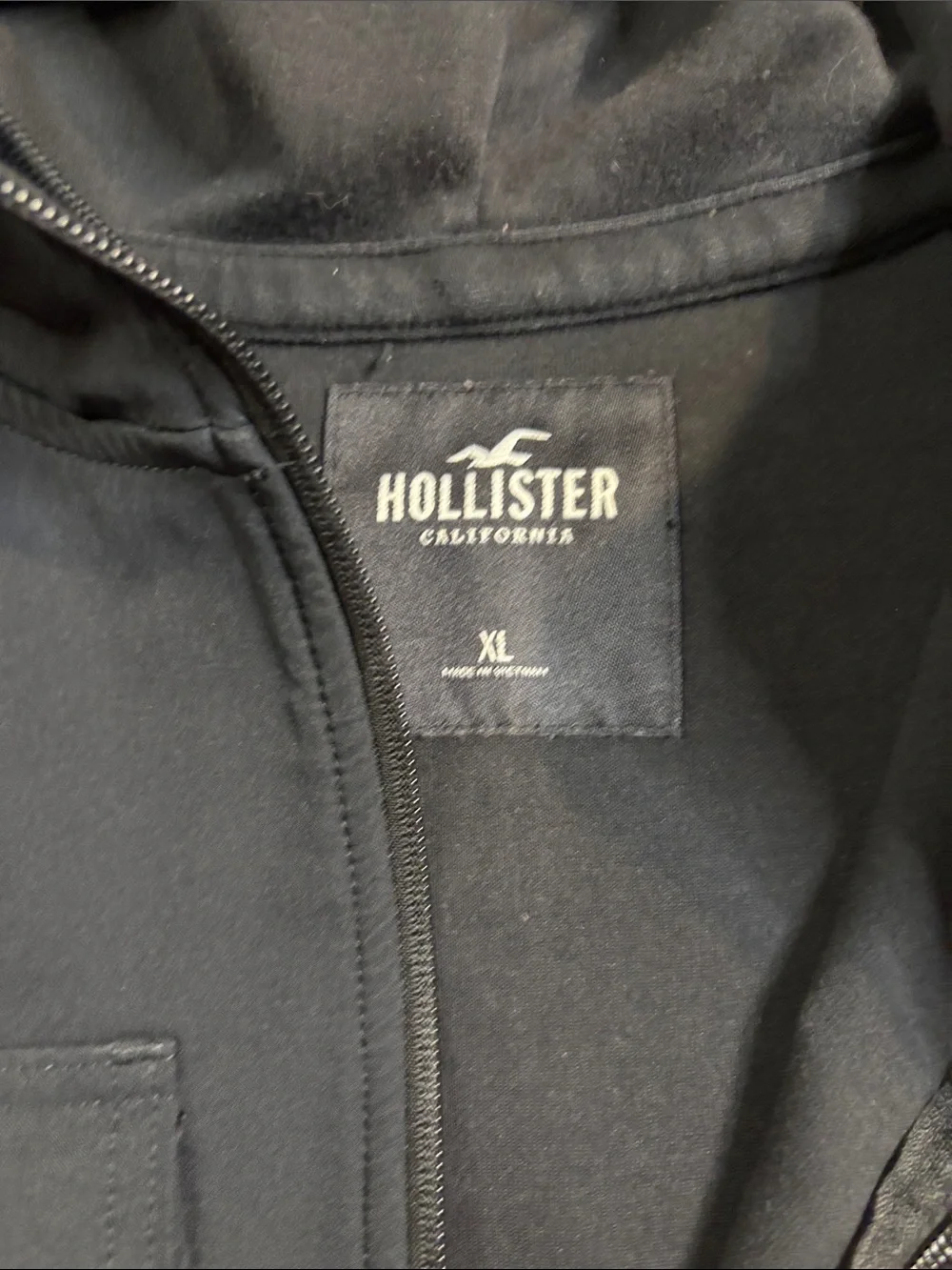 Hollister zip front